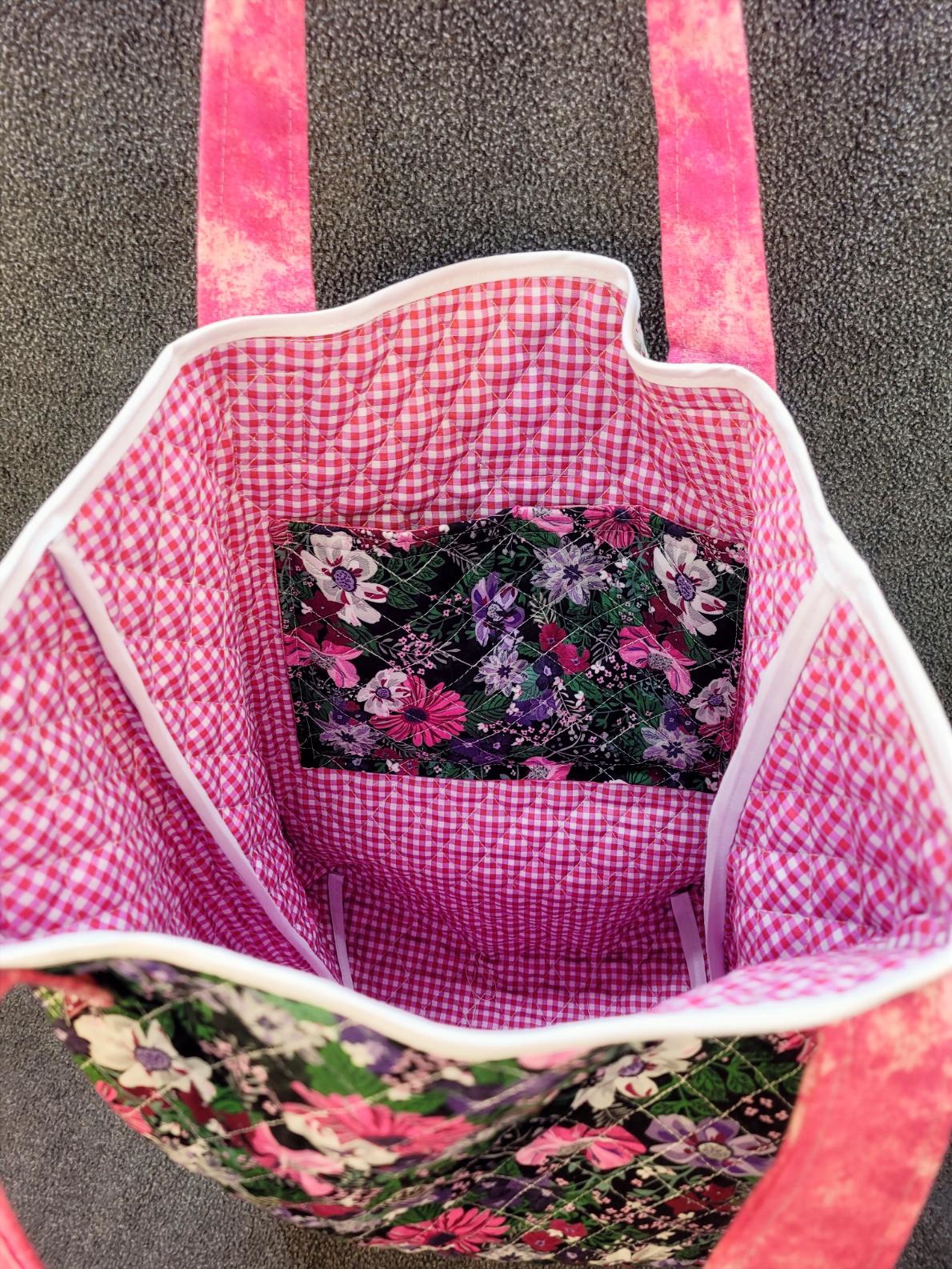 Ebony Floral Tote bag