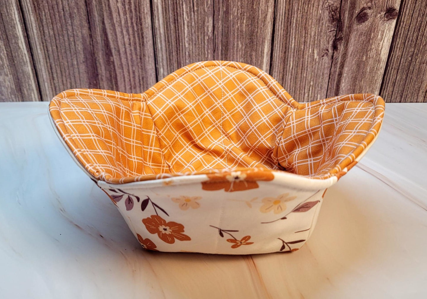 Quilted Fabric Bowl Cozy, set #2