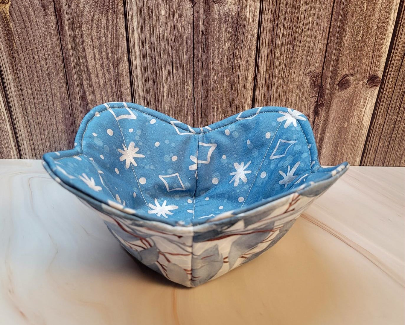 Quilted Fabric Bowl Cozy, set #6