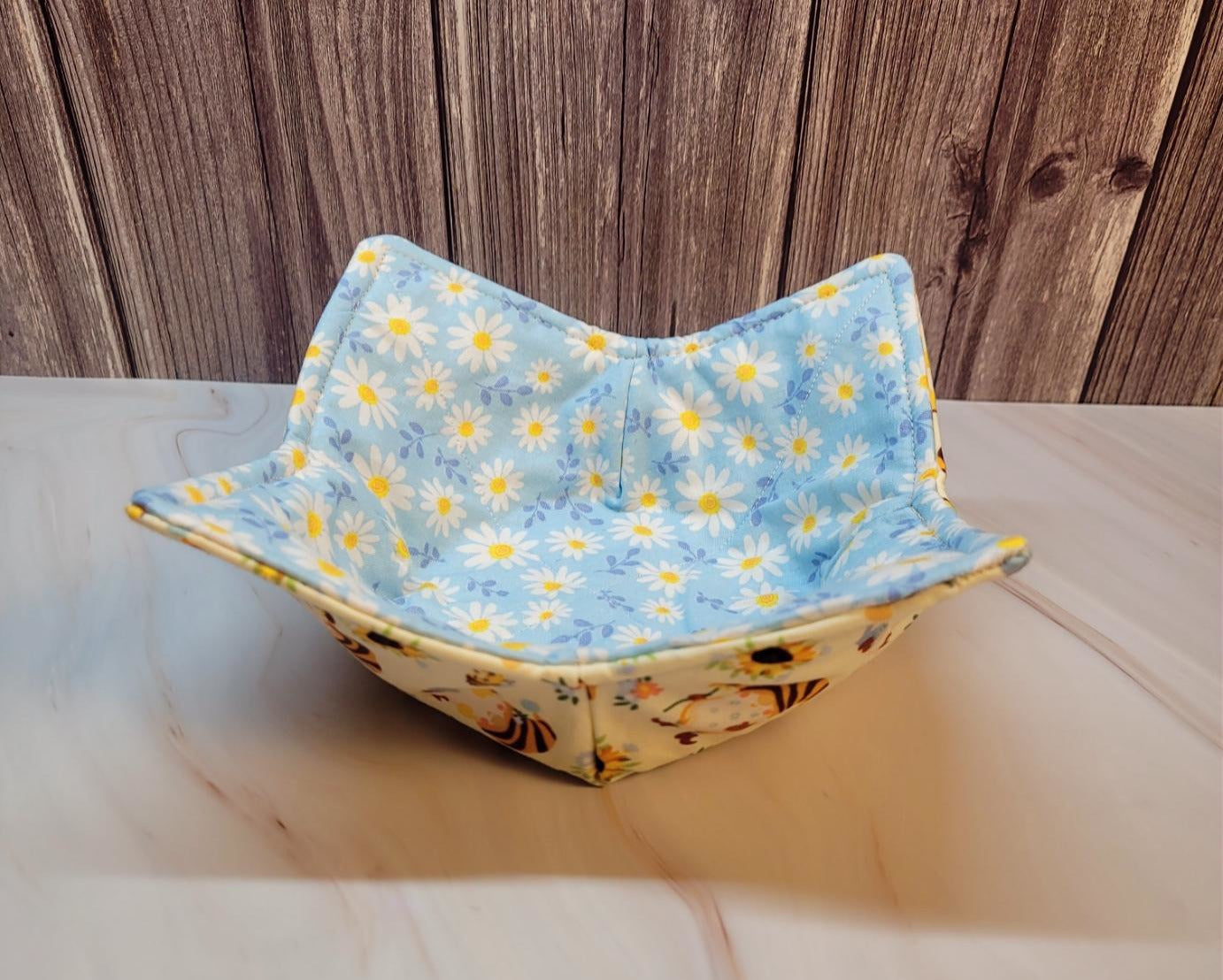 Quilted Fabric Bowl Cozy, set #11
