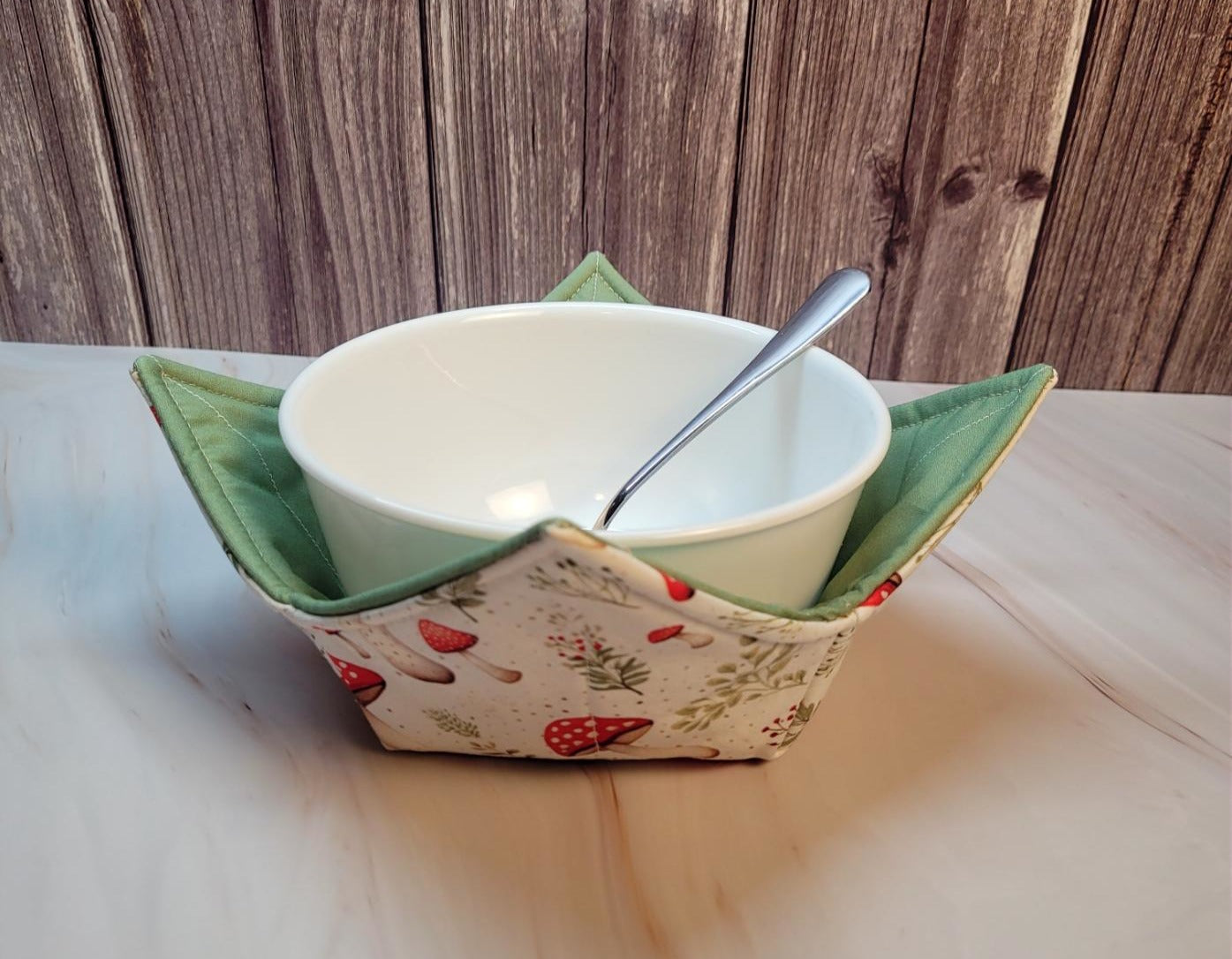 Quilted Fabric Bowl Cozy, set #9