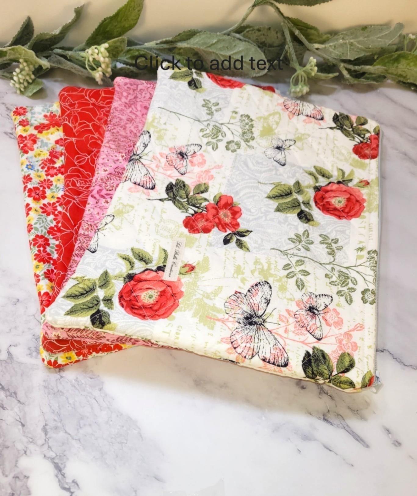 Quilted Kindle, Book & Electronics Sleeves