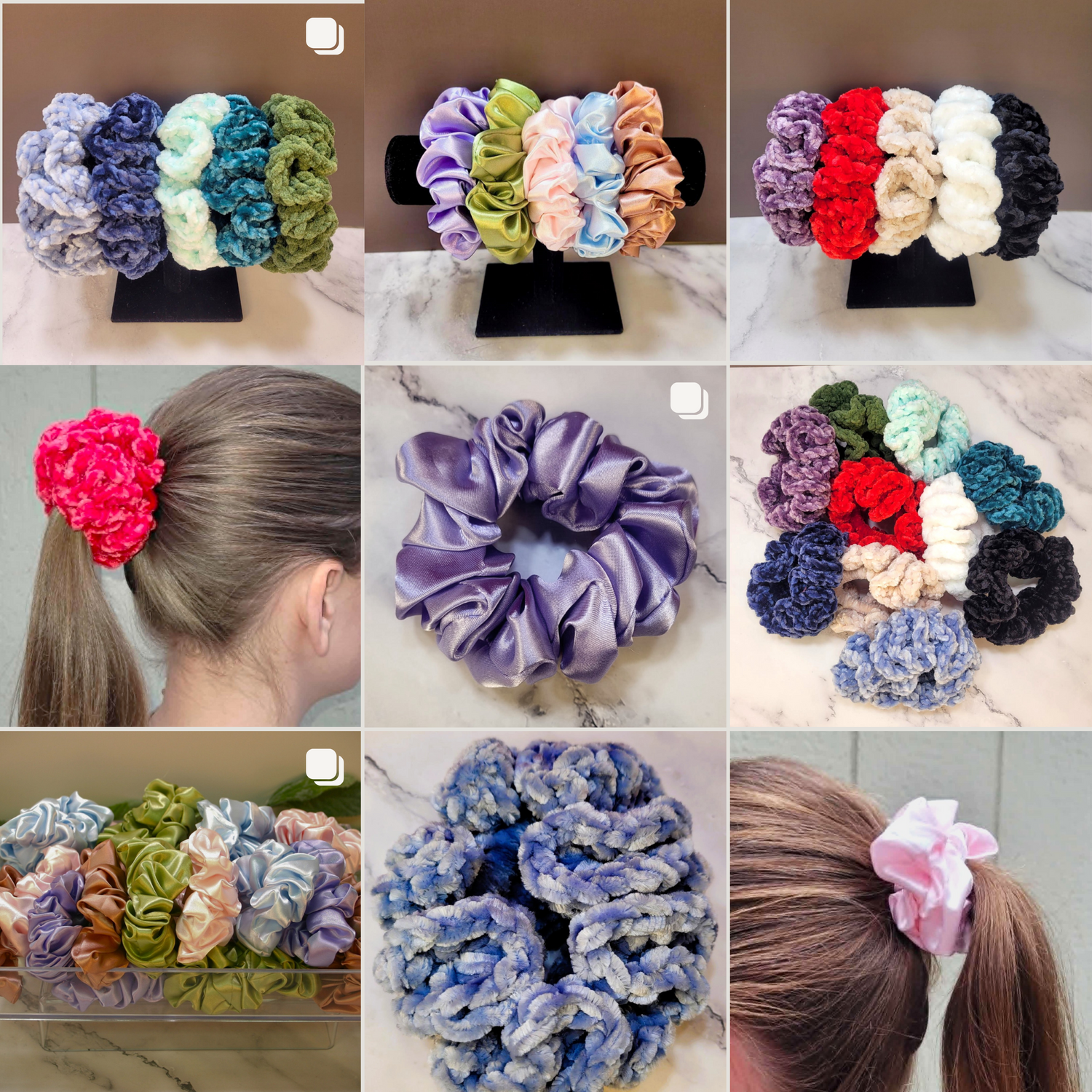 Handmade Hair Scrunchies