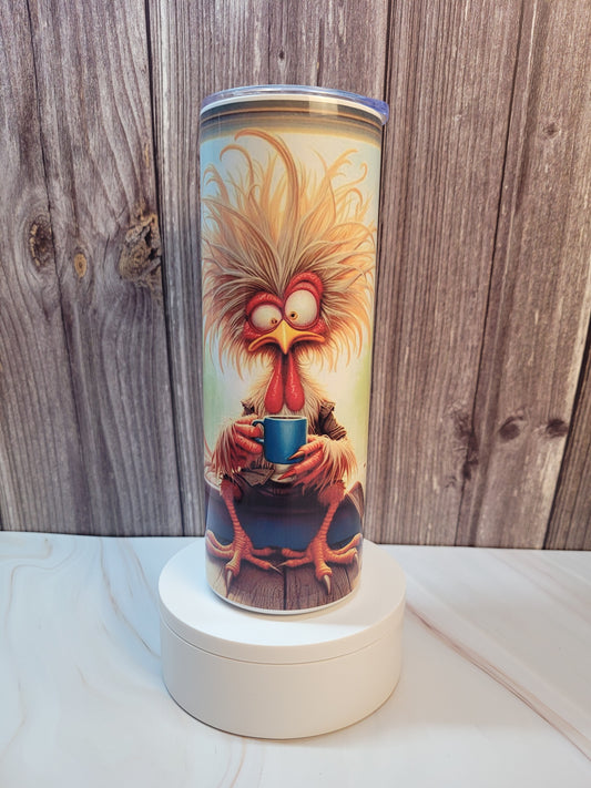 Rough wake up insulated 20 oz. steel tumbler