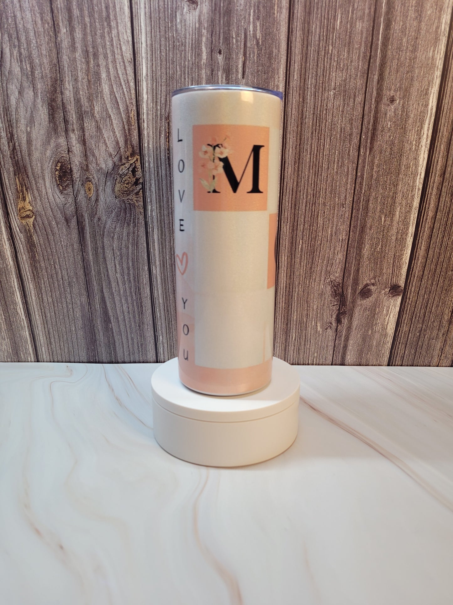 Love you Mom insulated 20 oz. steel tumbler