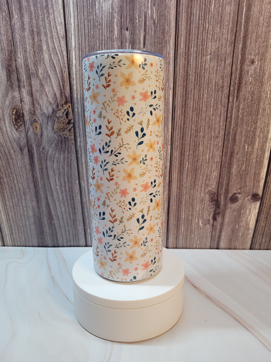 Petite Posies insulated 20 oz. steel tumbler