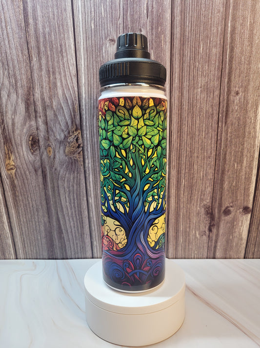 Tree of Life insulated 20 oz. steel water bottle