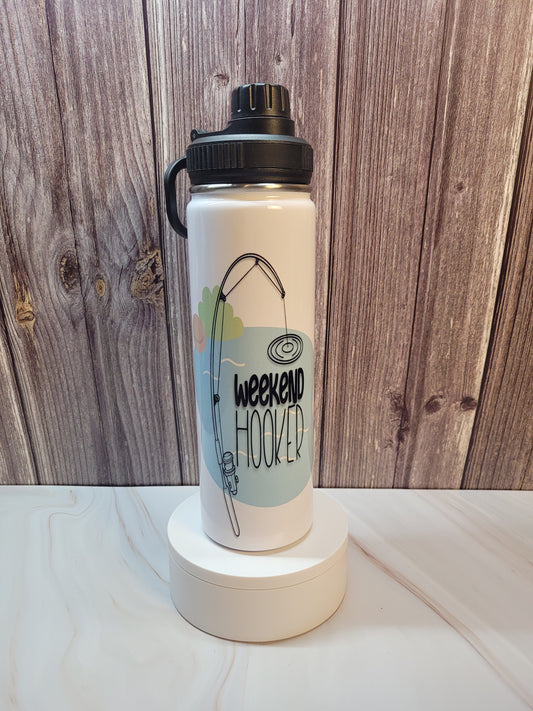 Weekend Hooker insulated 20 oz. steel water bottle