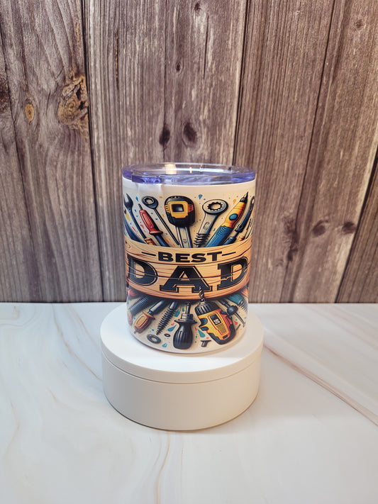 Dad insulated 12 oz. steel mug with handle