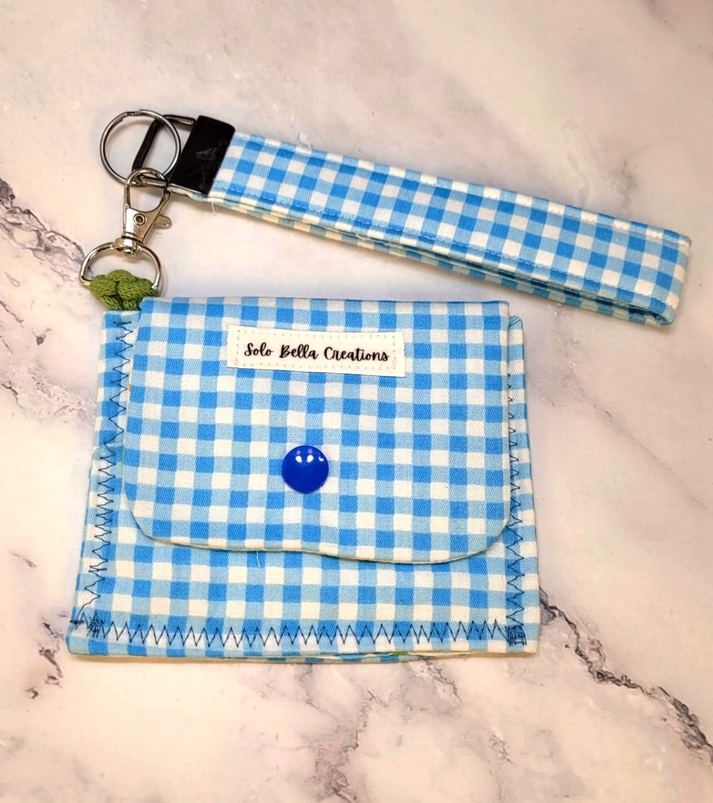 Tri-Fold wallet, wristlet combo