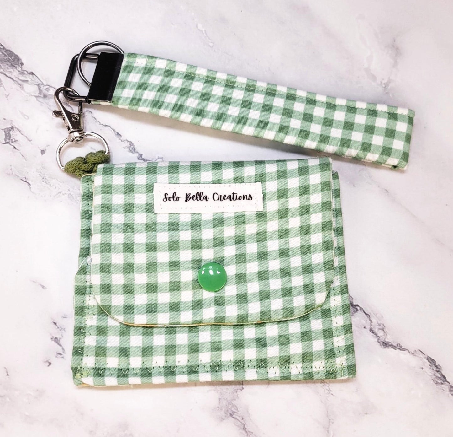 Tri-Fold wallet, wristlet combo