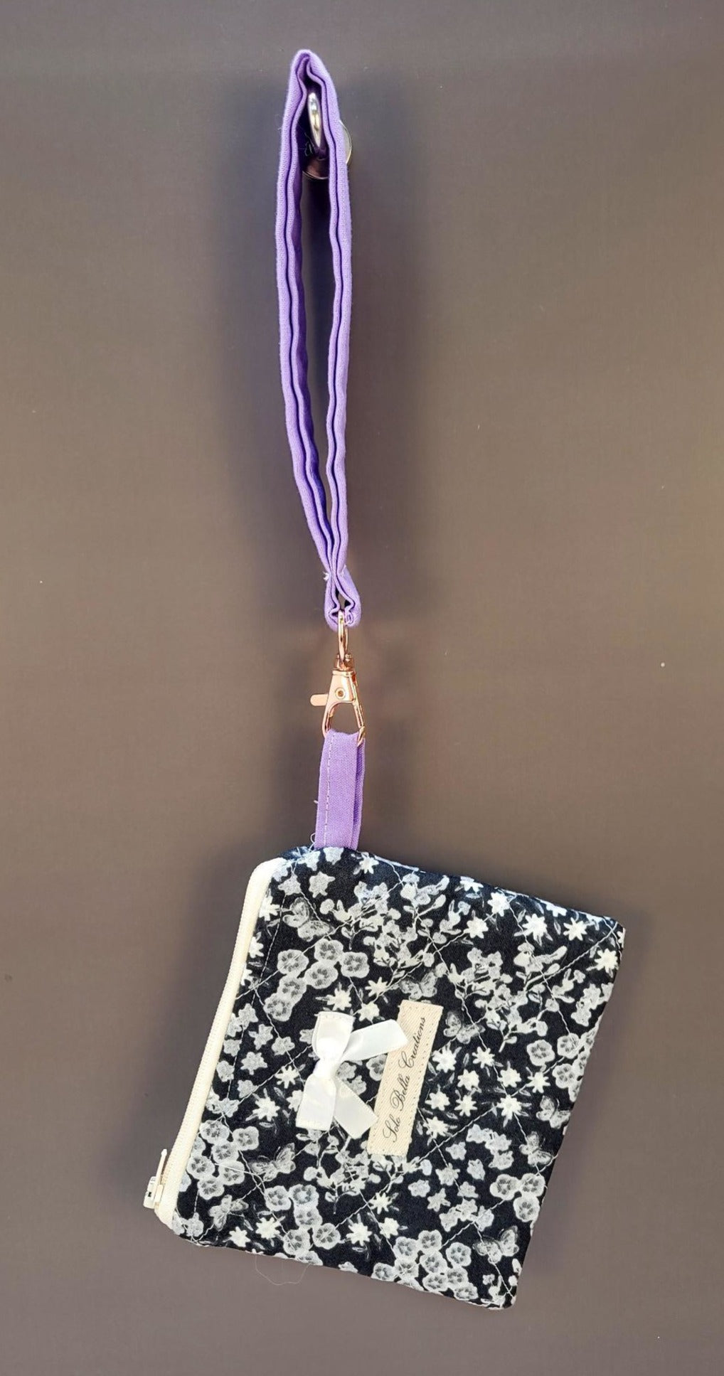 Quilted Zipper Wallets/Wristlet combo