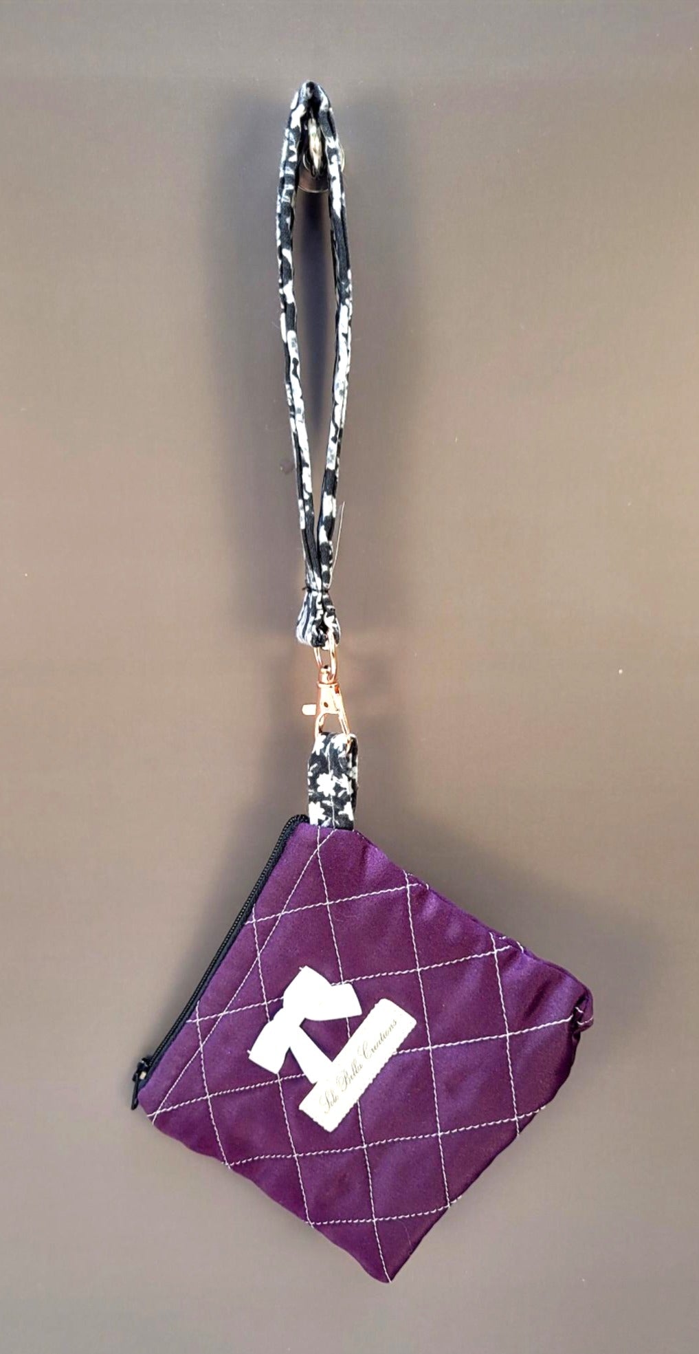 Quilted Zipper Wallets/Wristlet combo