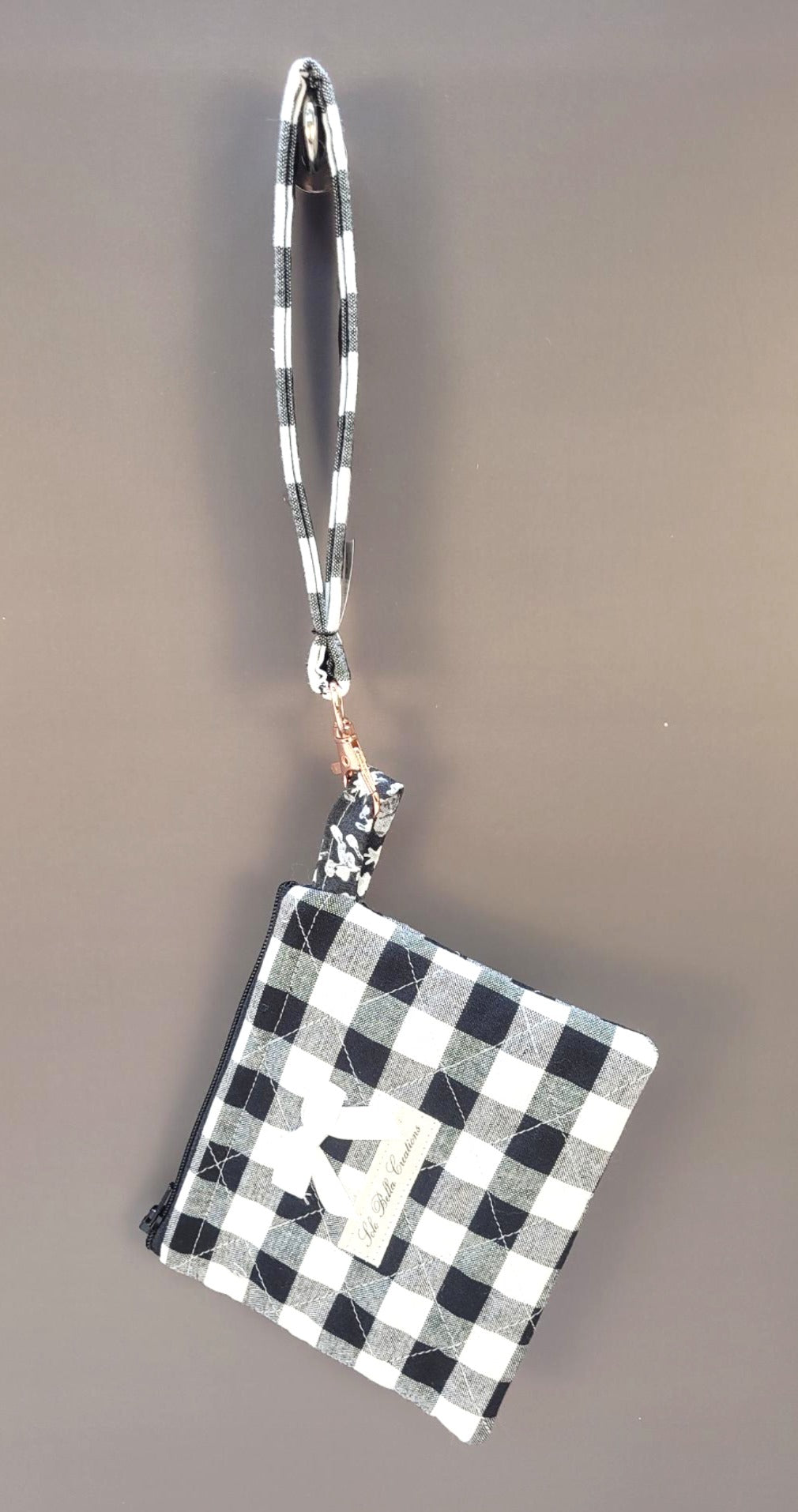 Quilted Zipper Wallets/Wristlet combo