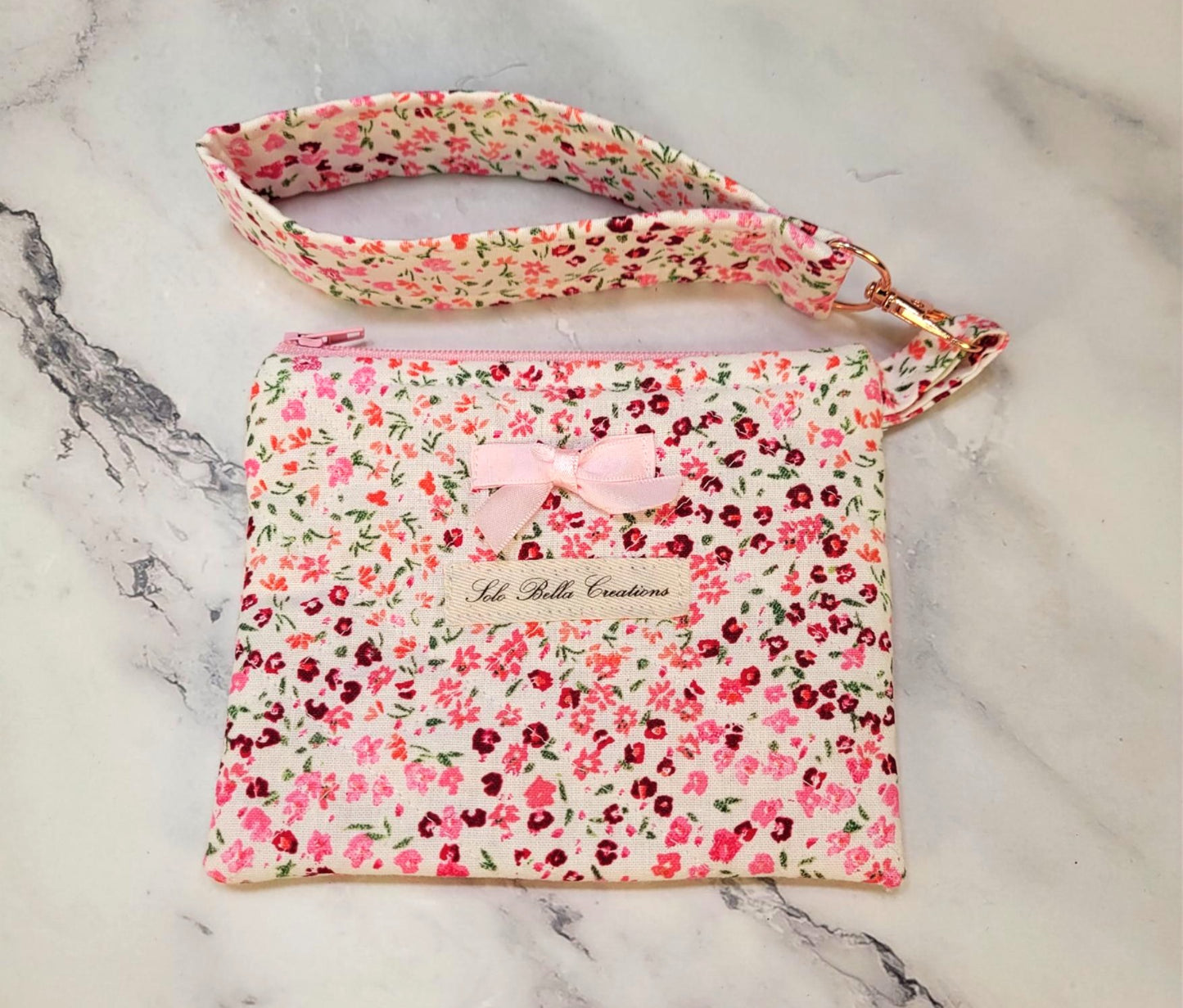 Quilted Zipper Wallets/Wristlet combo