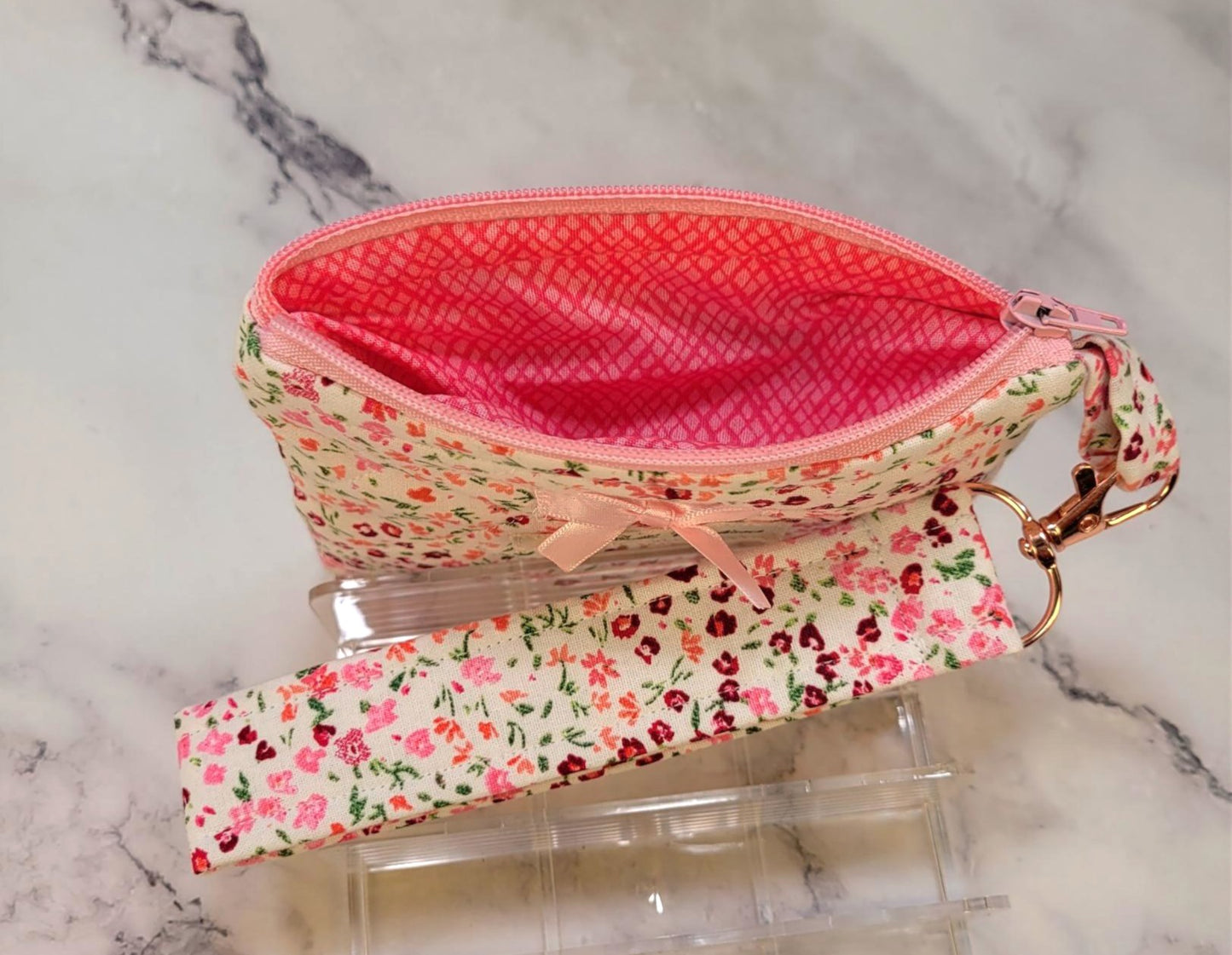 Quilted Zipper Wallets/Wristlet combo