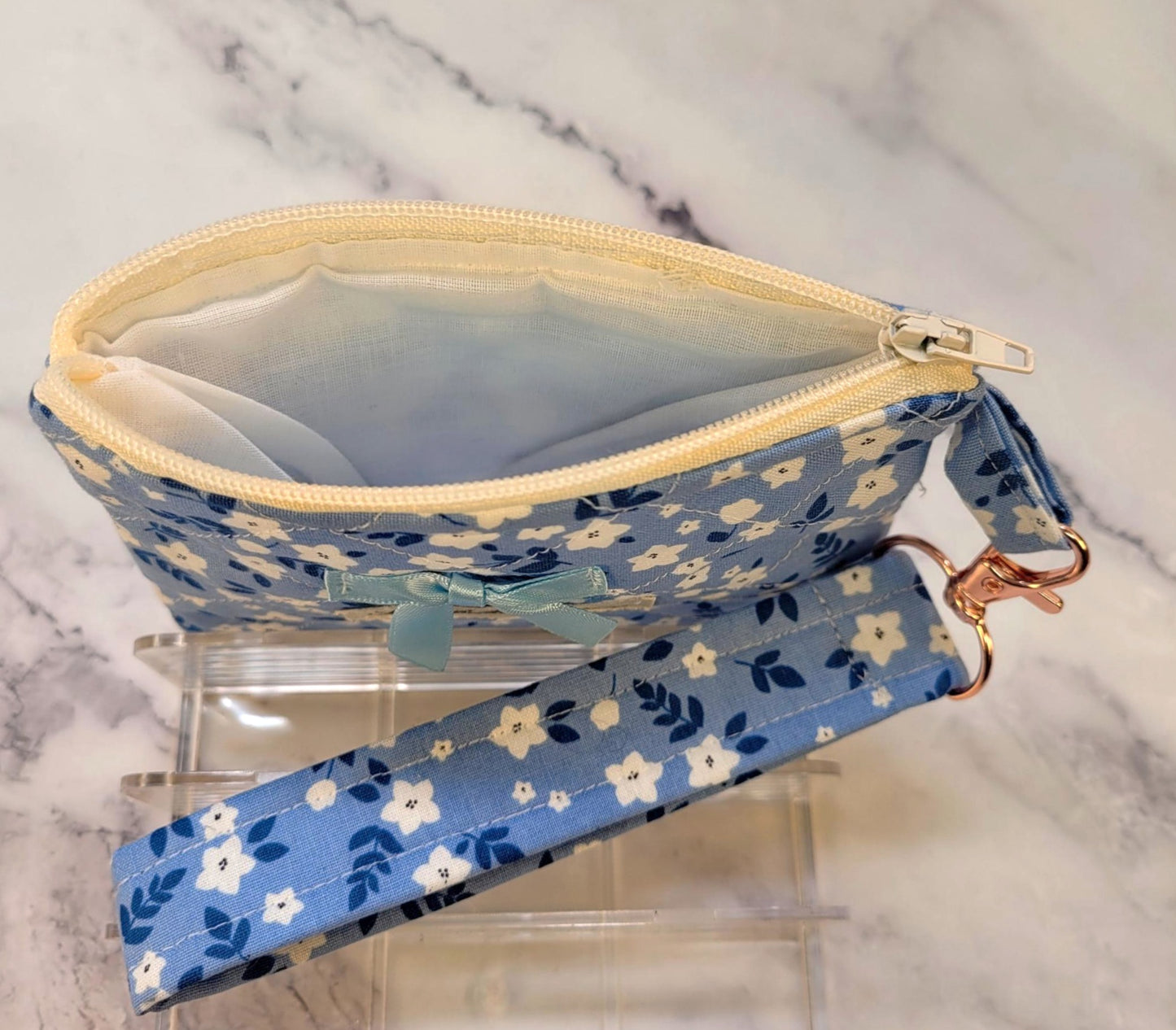 Quilted Zipper Wallets/Wristlet combo