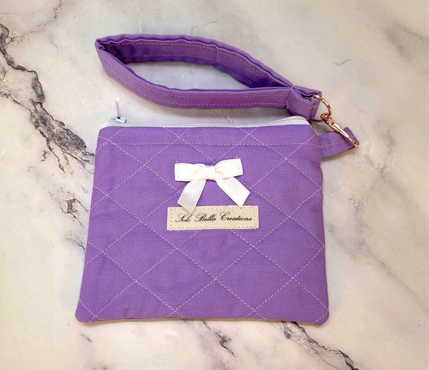 Quilted Zipper Wallets/Wristlet combo