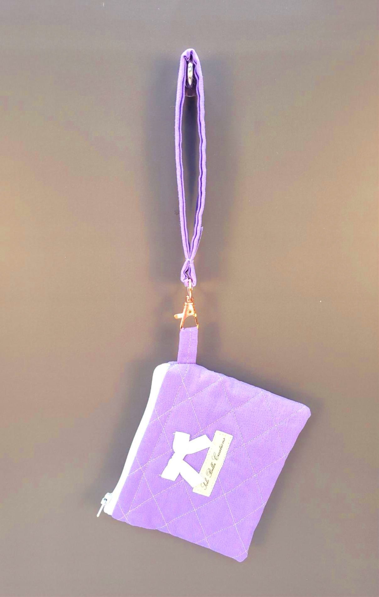 Quilted Zipper Wallets/Wristlet combo