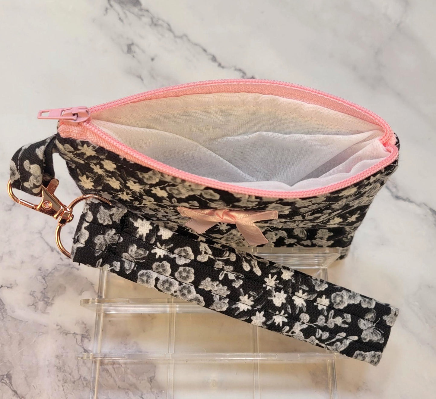 Quilted Zipper Wallets/Wristlet combo