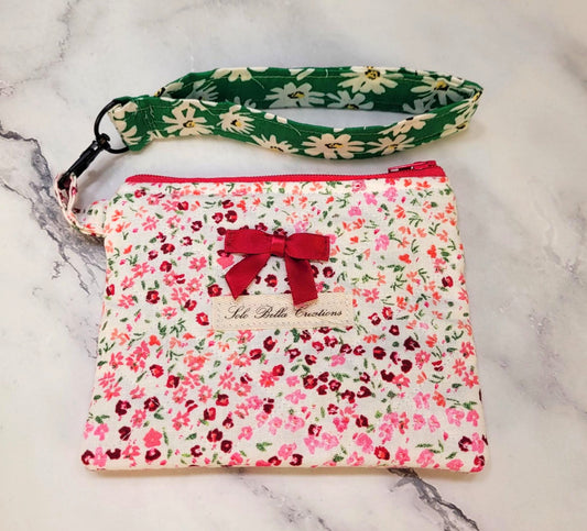 Quilted Zipper Wallets/Wristlet combo