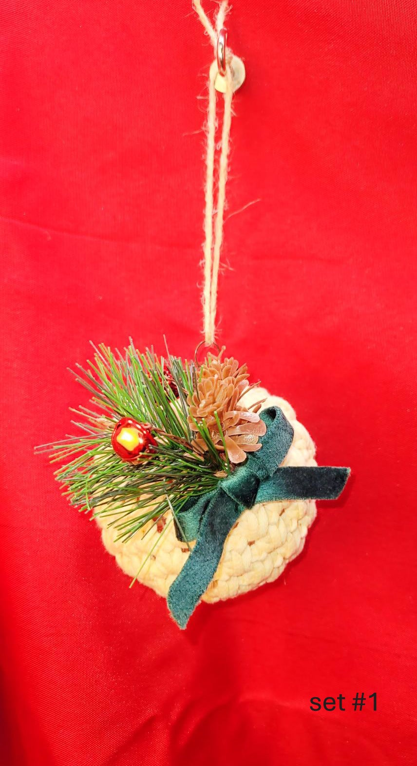 Crocheted Holiday Bulbs, set #1