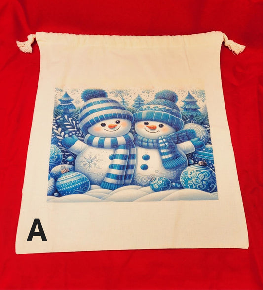 Canvas Santa Sacks