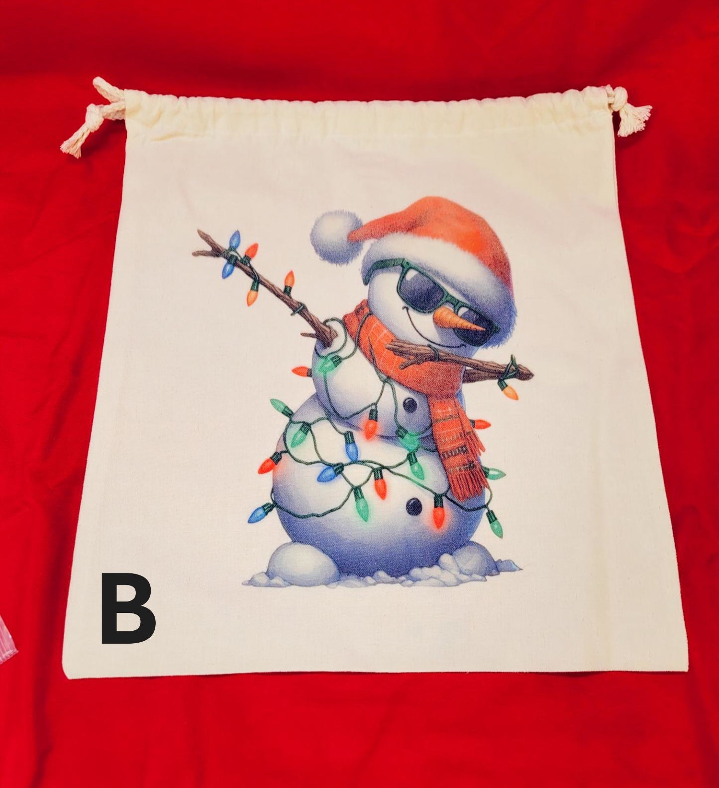 Canvas Santa Sacks