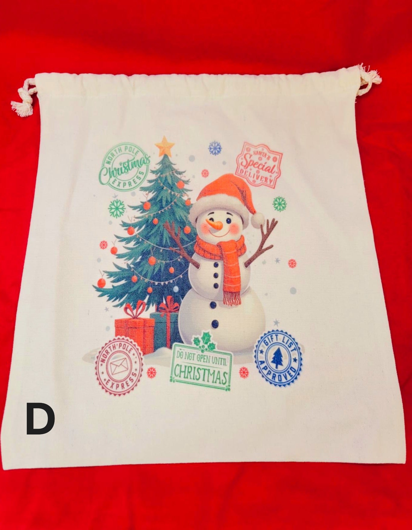 Canvas Santa Sacks