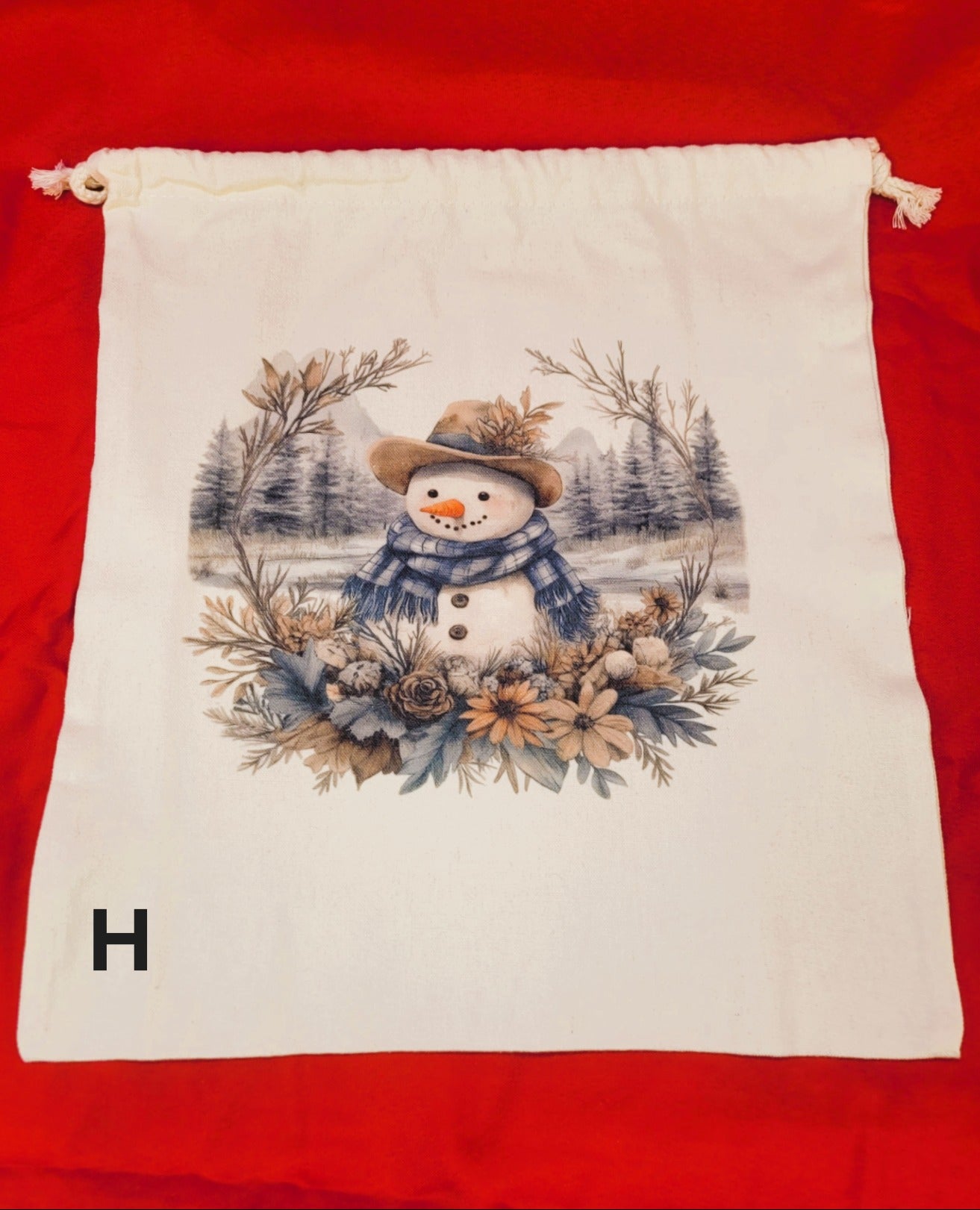 Canvas Santa Sacks
