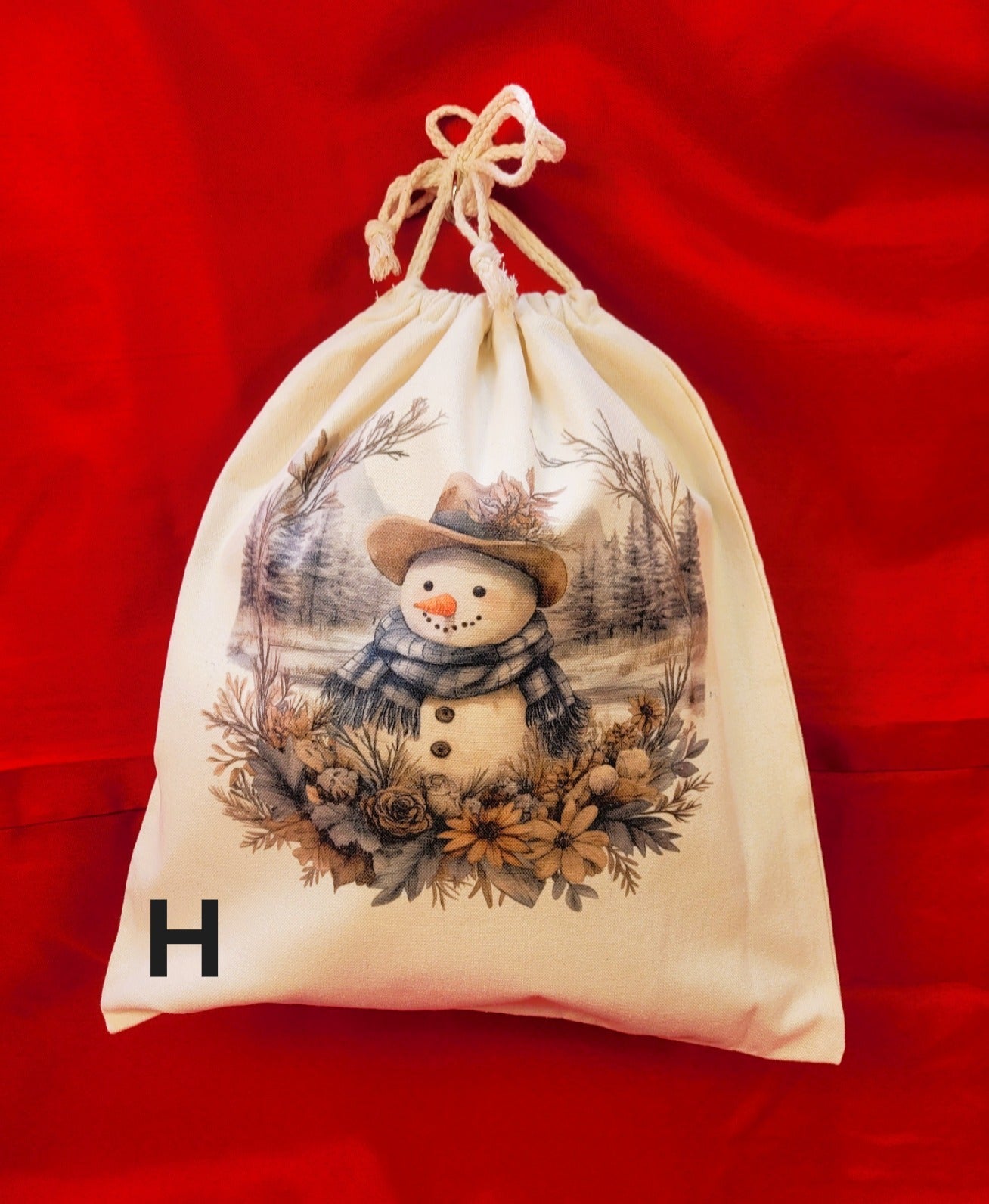 Canvas Santa Sacks
