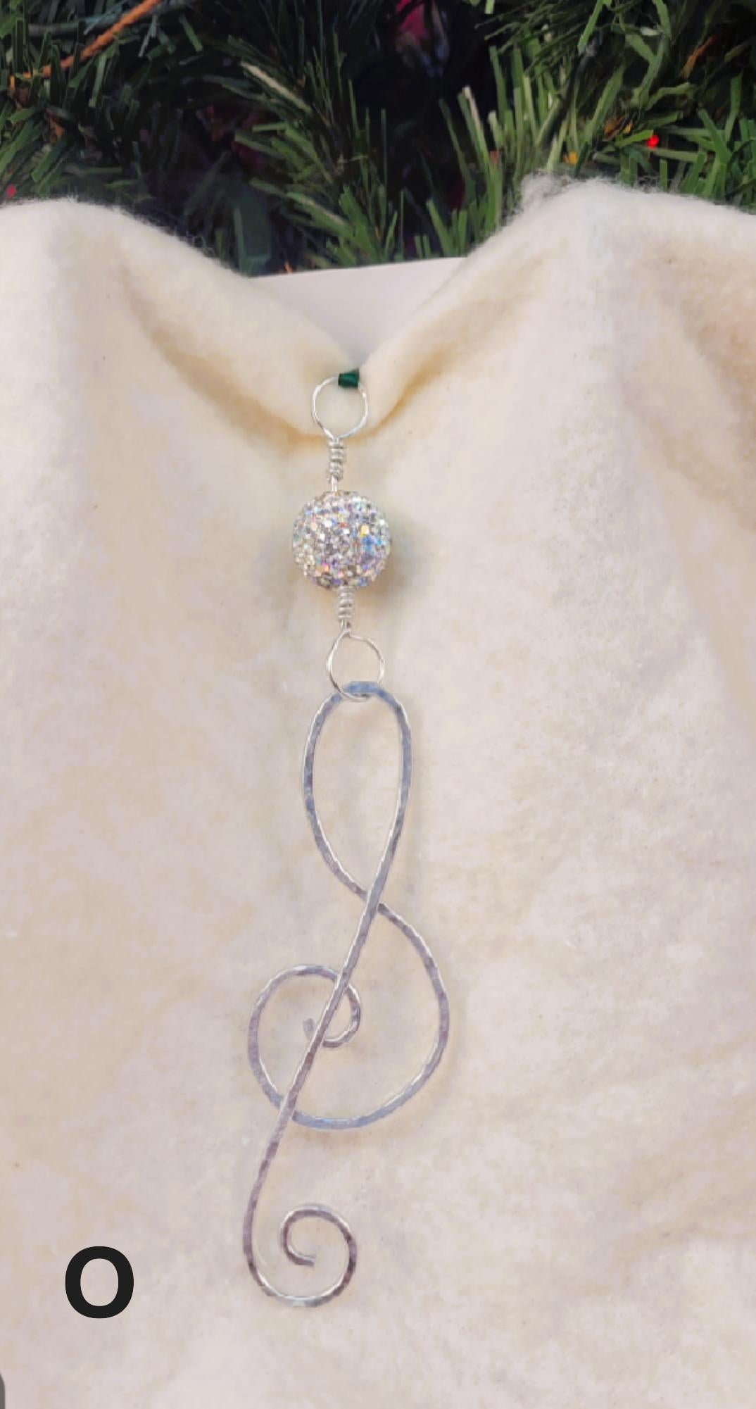 Hand Crafted Wire Tree ornaments