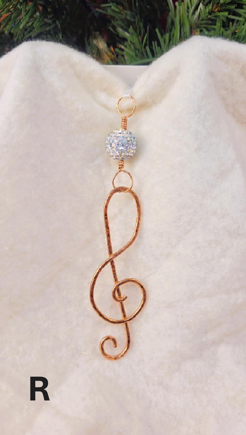 Hand Crafted Wire Tree ornaments