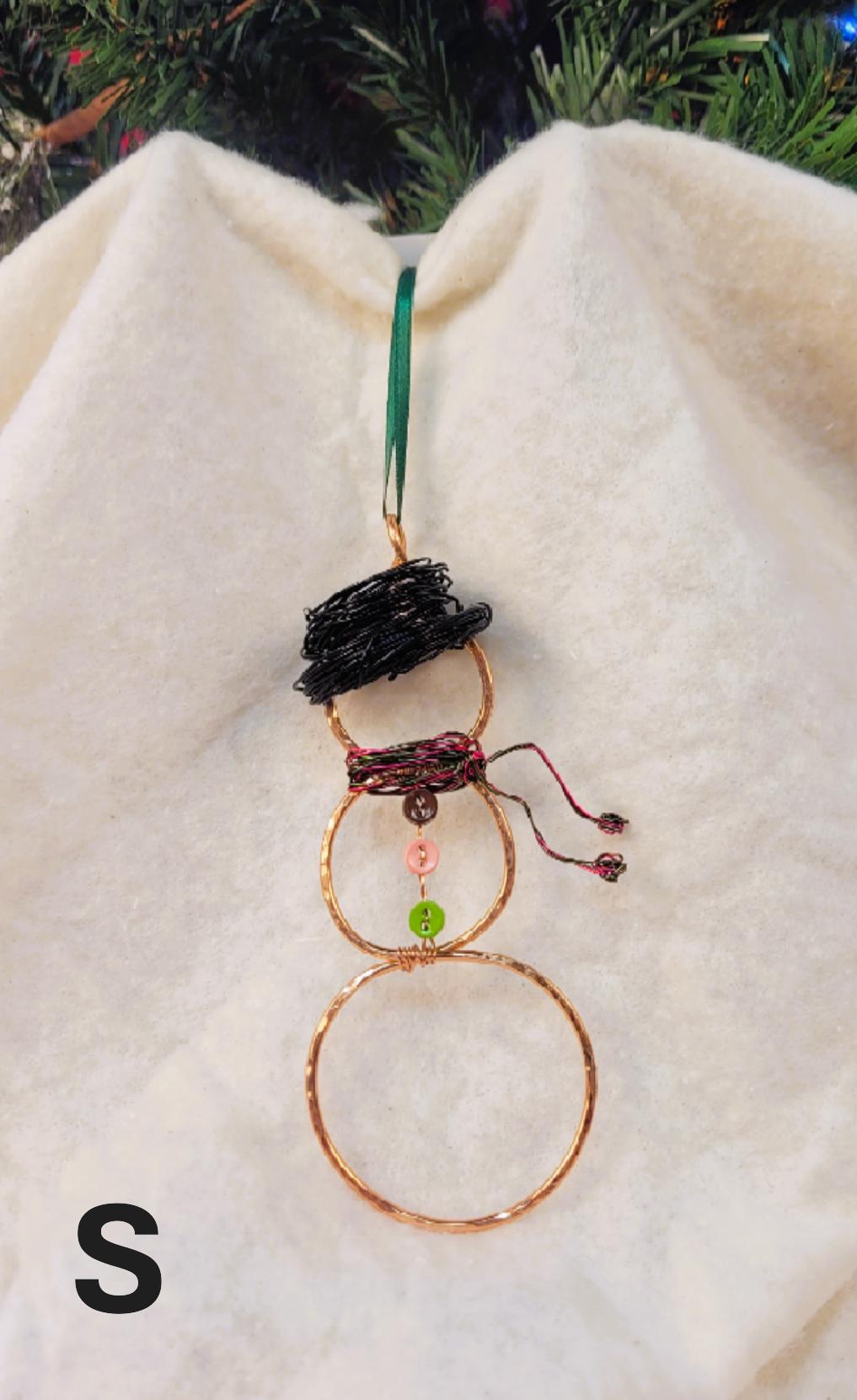 Hand Crafted Wire Tree ornaments