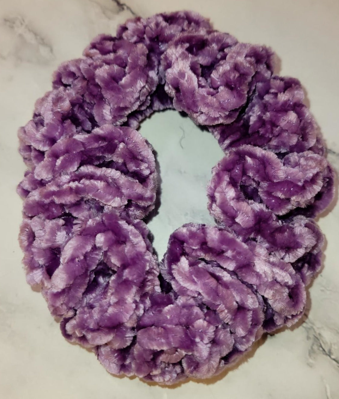 Crocheted Hair Scrunchies