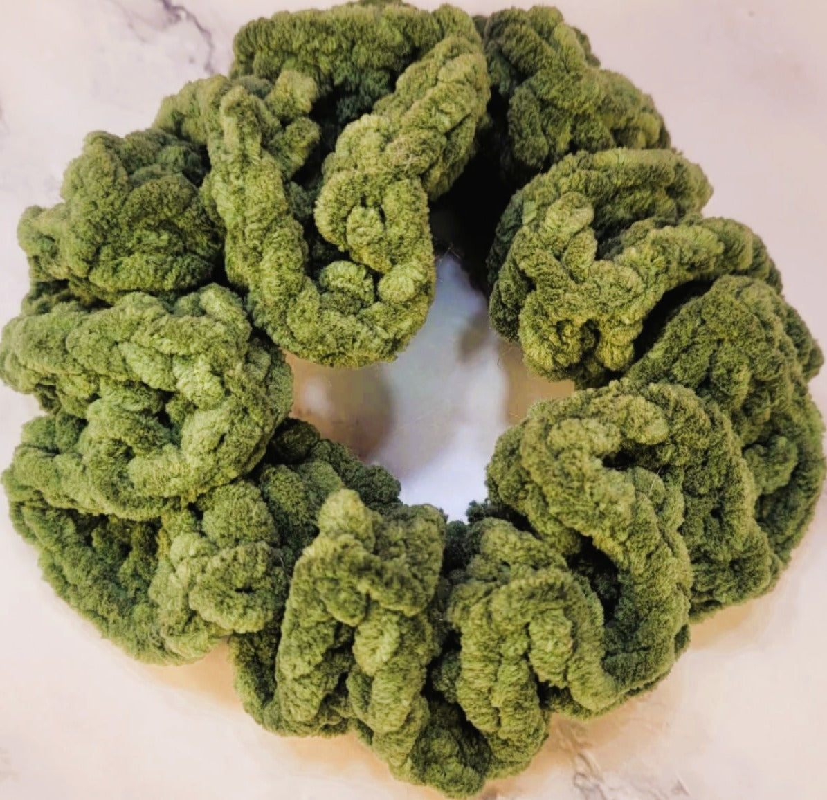 Crocheted Hair Scrunchies