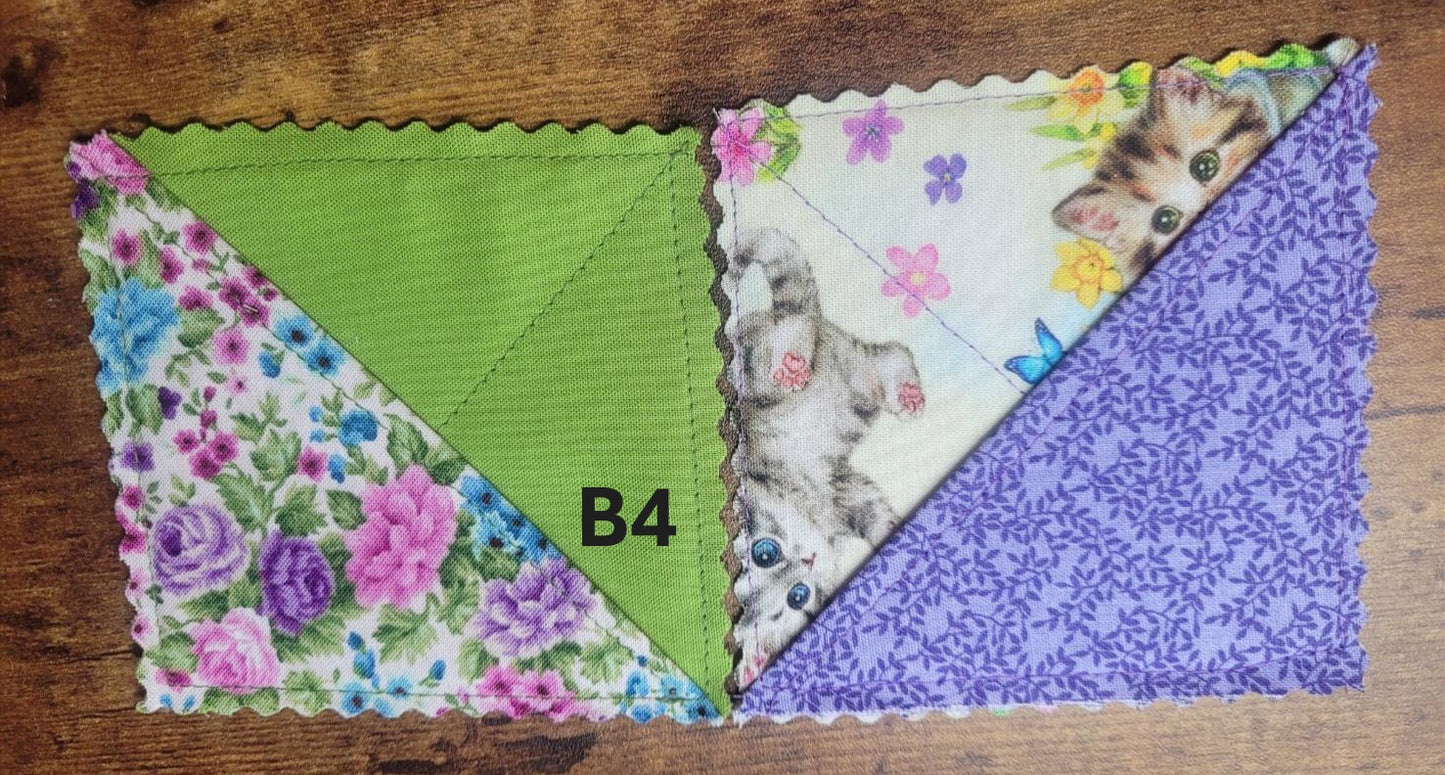 Fabric Corner Bookmark, 2 pack