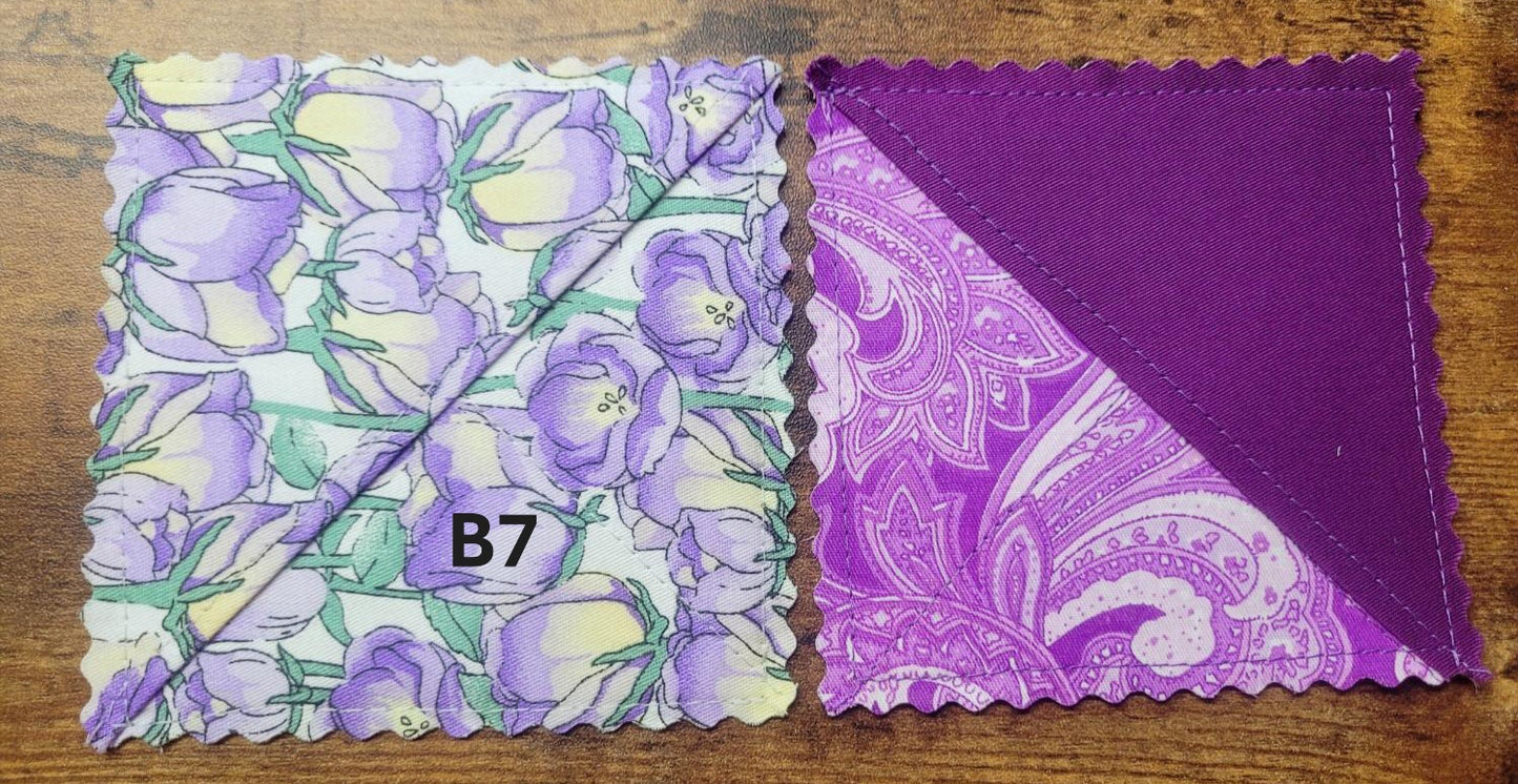 Fabric Corner Bookmark, 2 pack