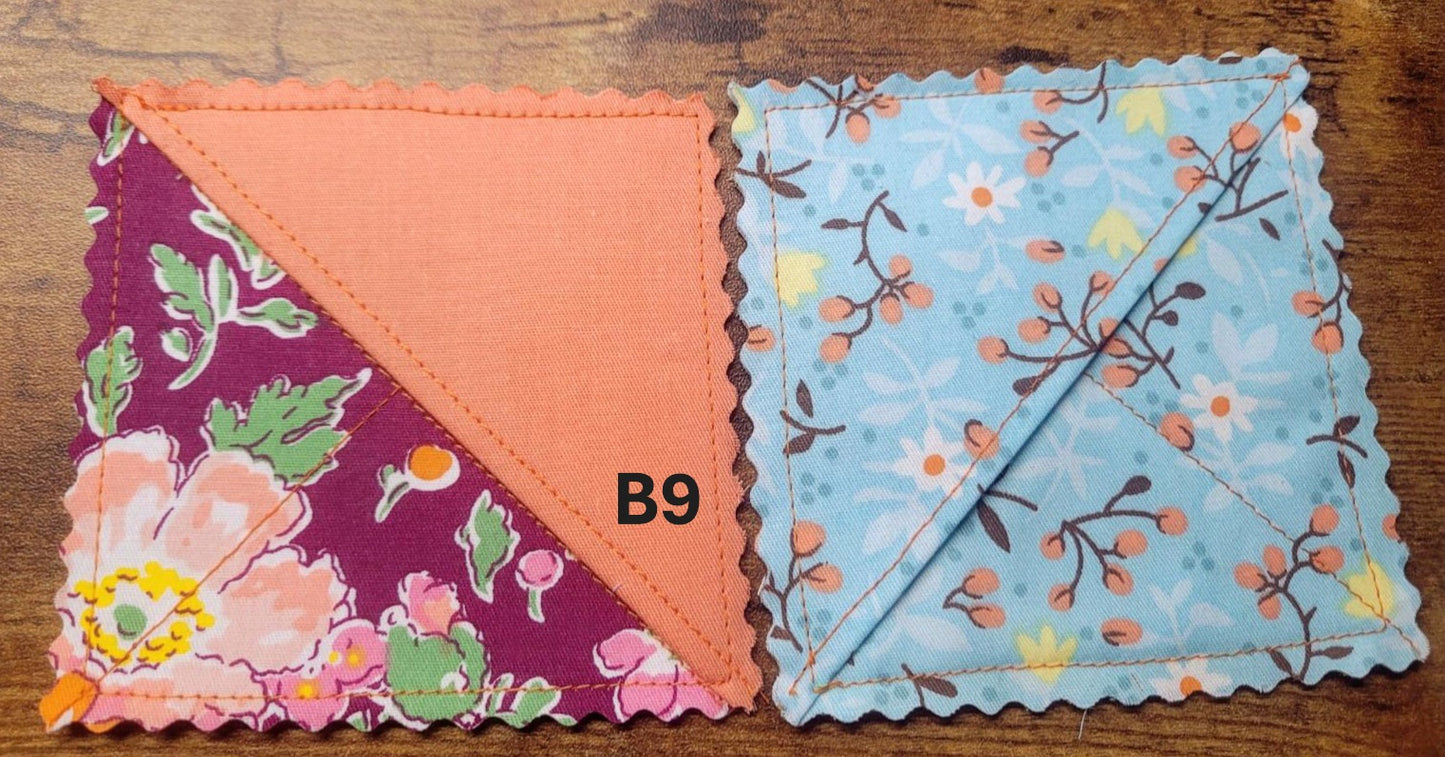 Fabric Corner Bookmark, 2 pack