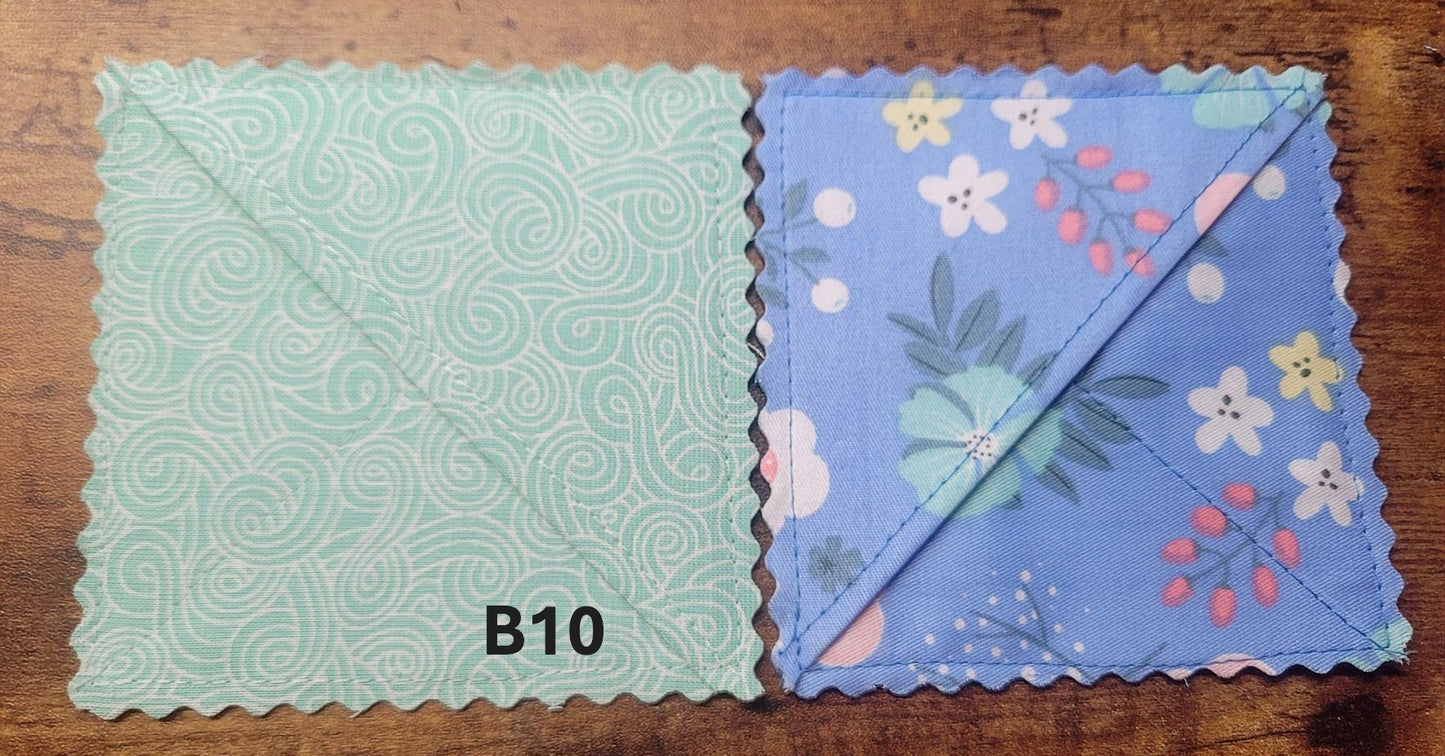 Fabric Corner Bookmark, 2 pack