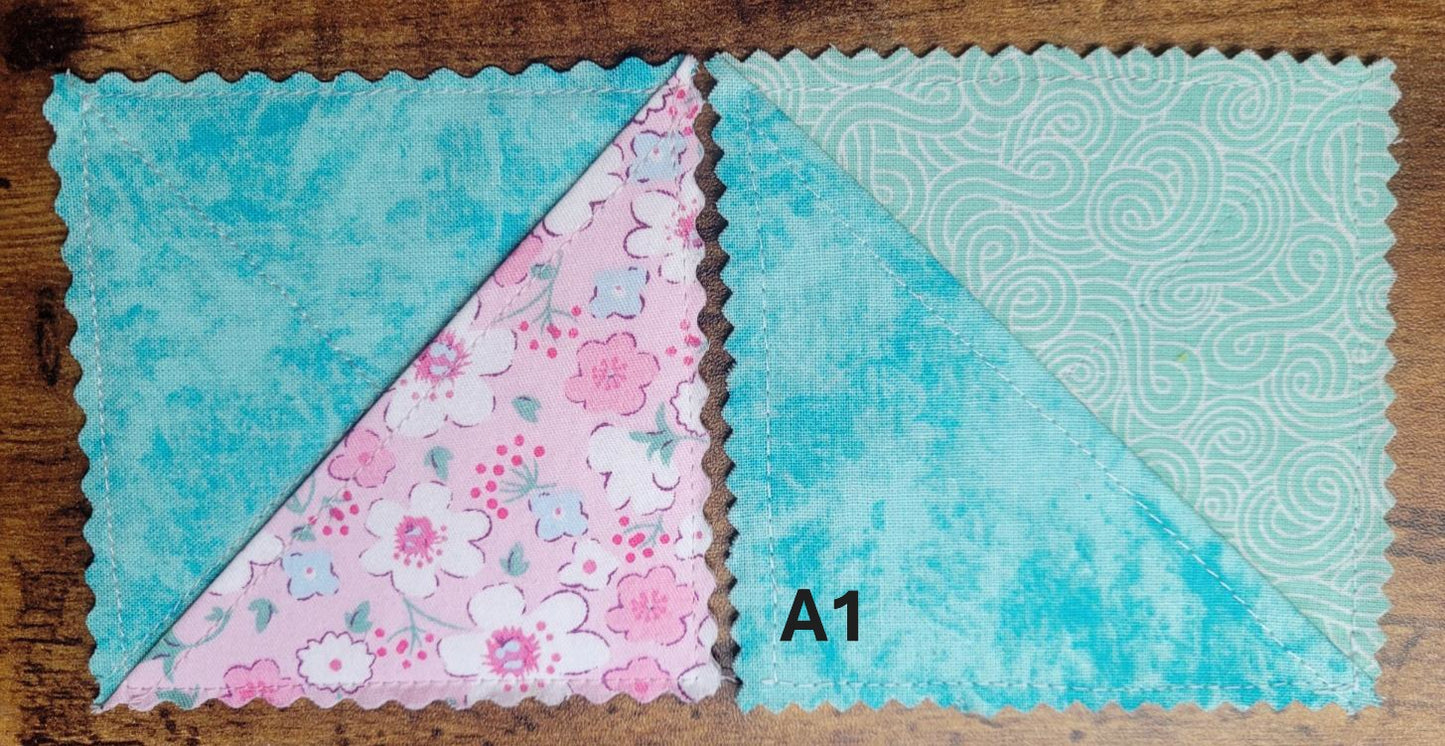 Fabric Corner Bookmark, 2 pack