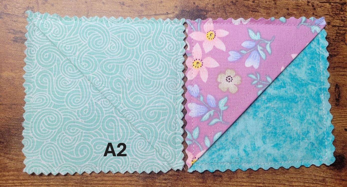 Fabric Corner Bookmark, 2 pack