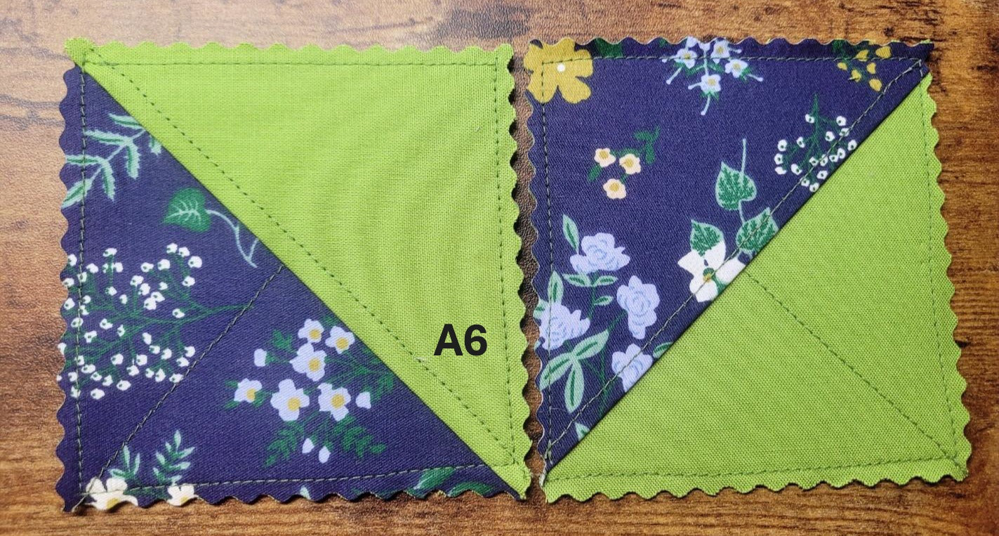 Fabric Corner Bookmark, 2 pack