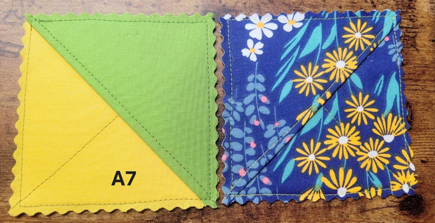 Fabric Corner Bookmark, 2 pack