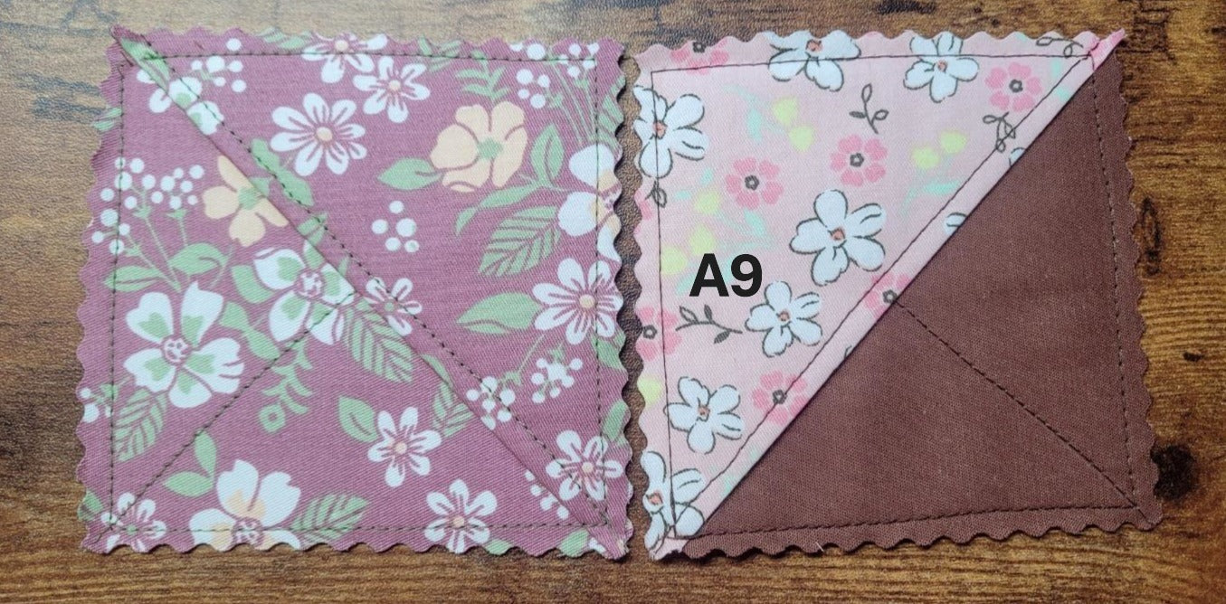 Fabric Corner Bookmark, 2 pack