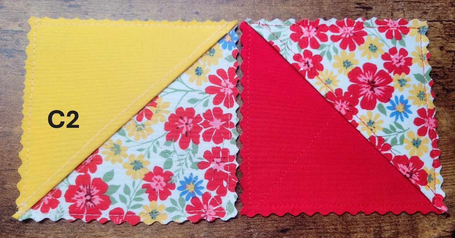 Fabric Corner Bookmark, 2 pack