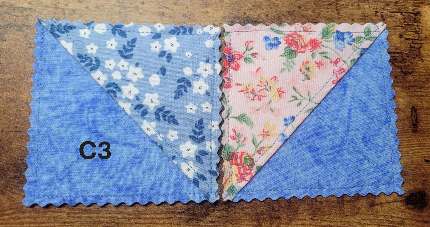 Fabric Corner Bookmark, 2 pack