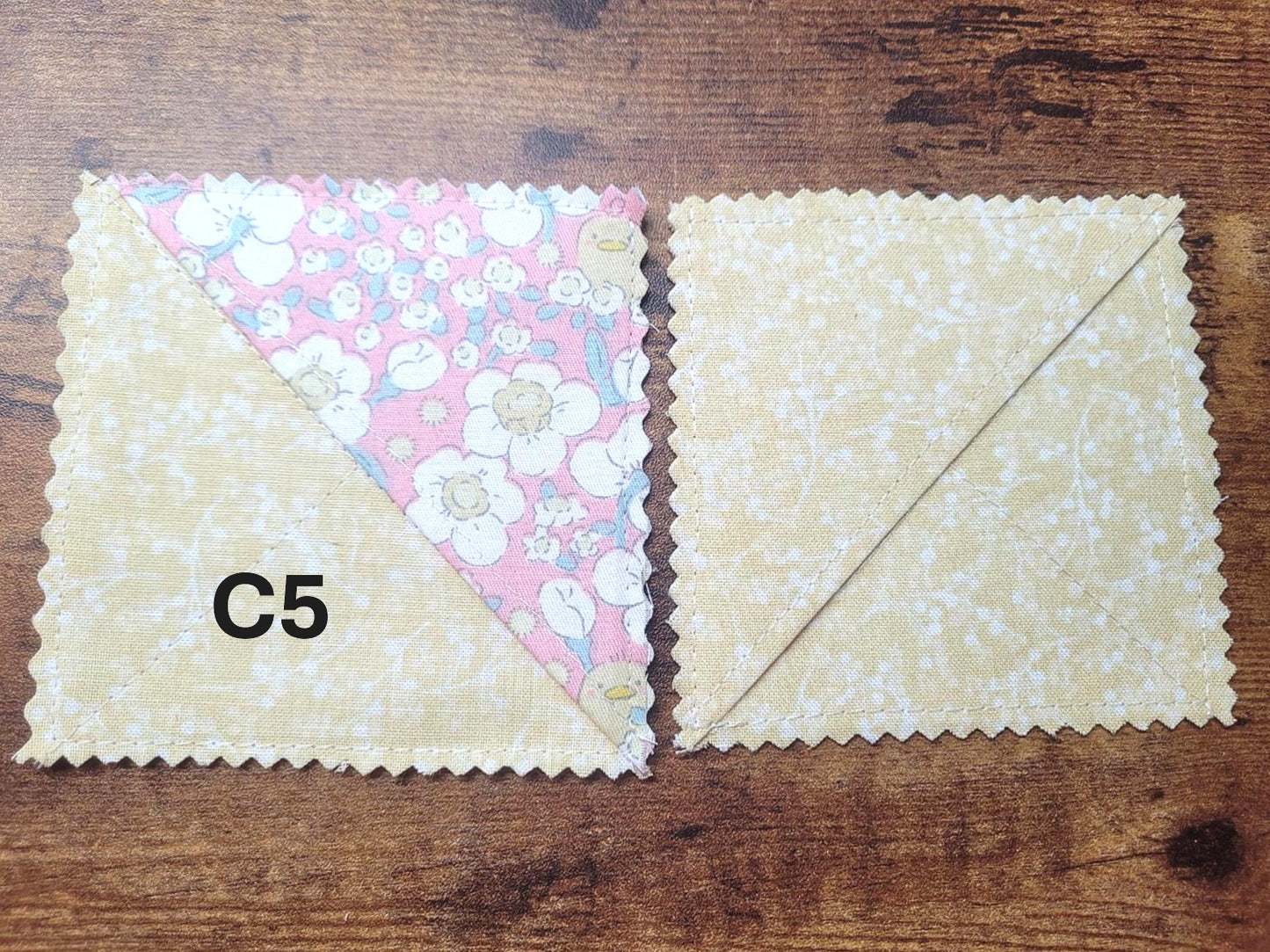 Fabric Corner Bookmark, 2 pack