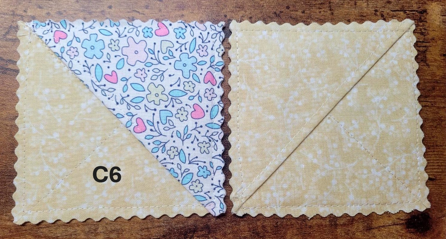 Fabric Corner Bookmark, 2 pack