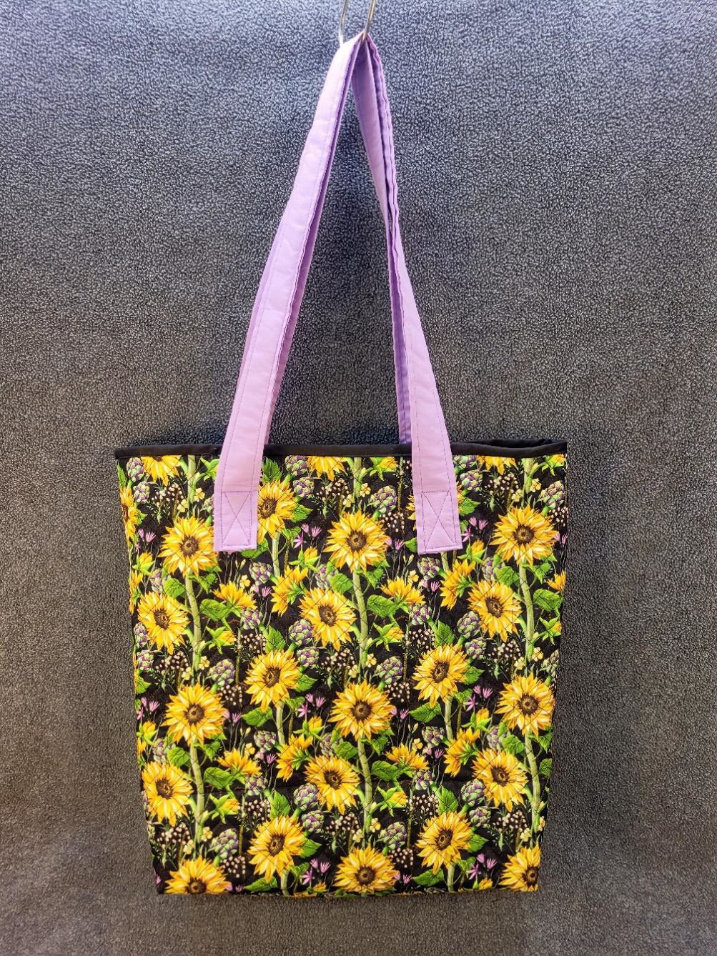 Busy as a bee Sunflower tote